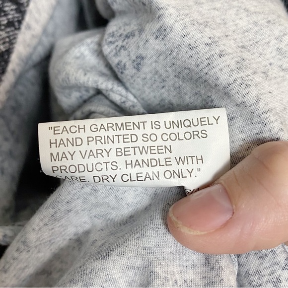 Samantha Sung Black/White Print Wrap Dress - Picture 11 of 11